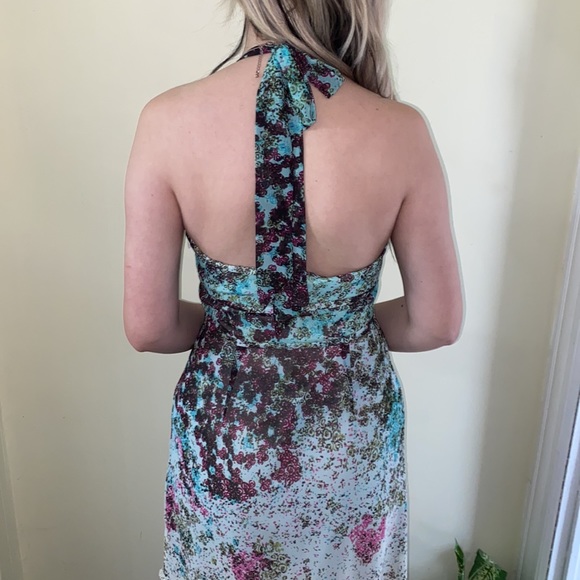 Beautiful Guess Floral Maxi Dress Size 6 High /Low - Picture 4 of 16